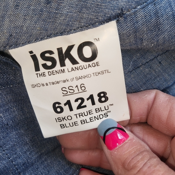 Nwt! ISKO True Blu denim Pant with gathered ankles. SS16/ 61218 - Picture 4 of 8